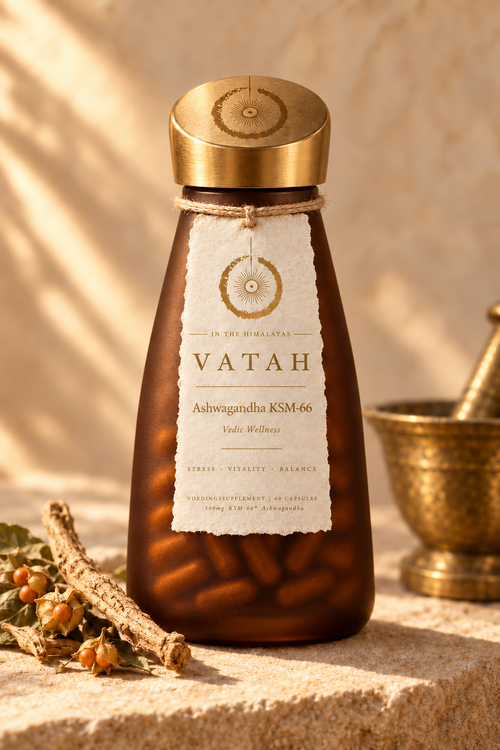 VATAH Ashwagandha KSM-66 — bottle front