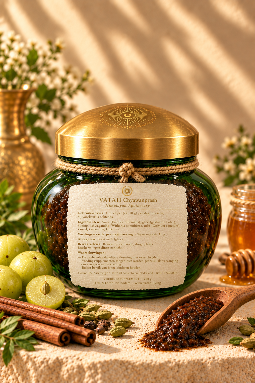 VATAH Chyawanprash — jar back label