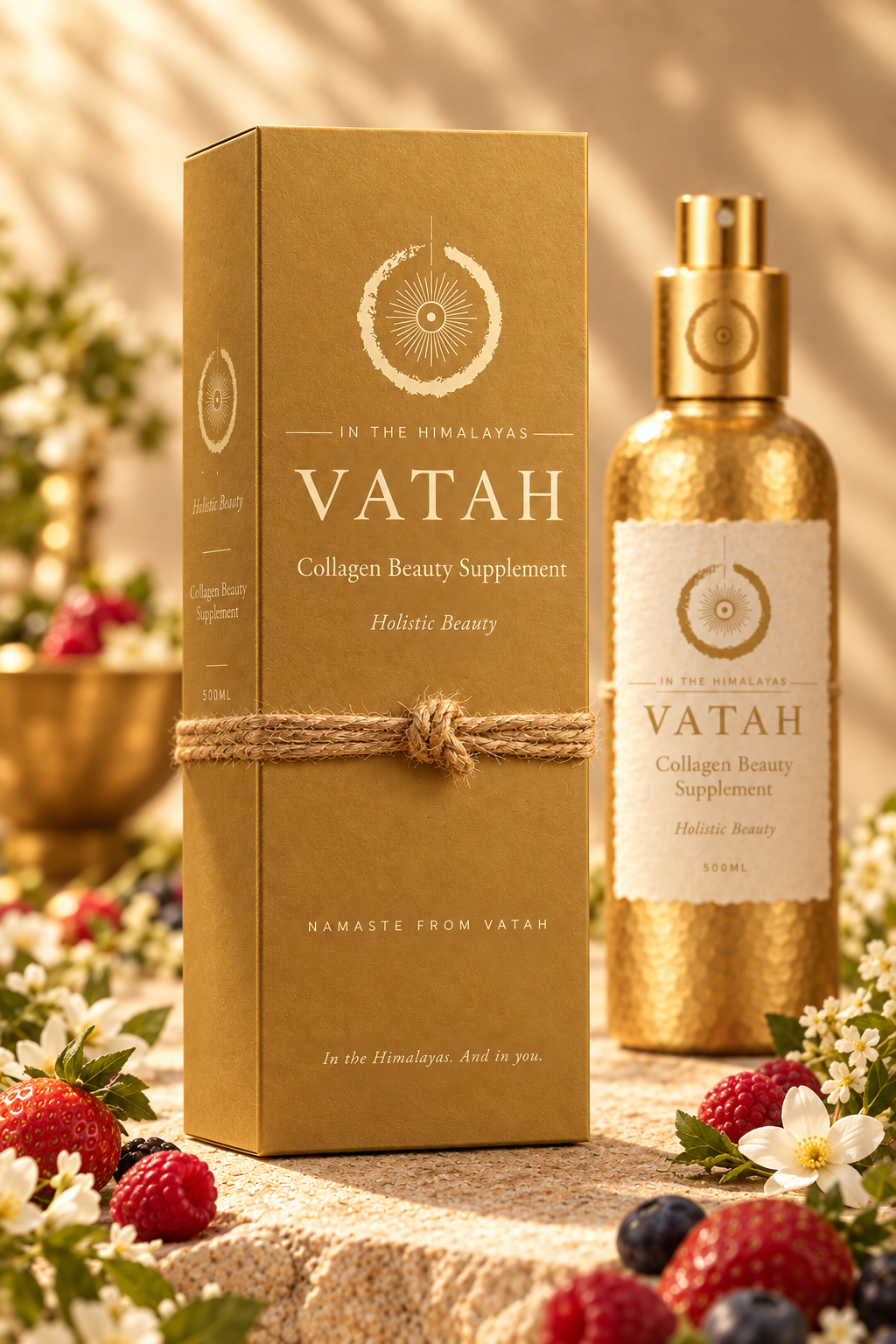 VATAH Collagen Beauty Supplement — box front