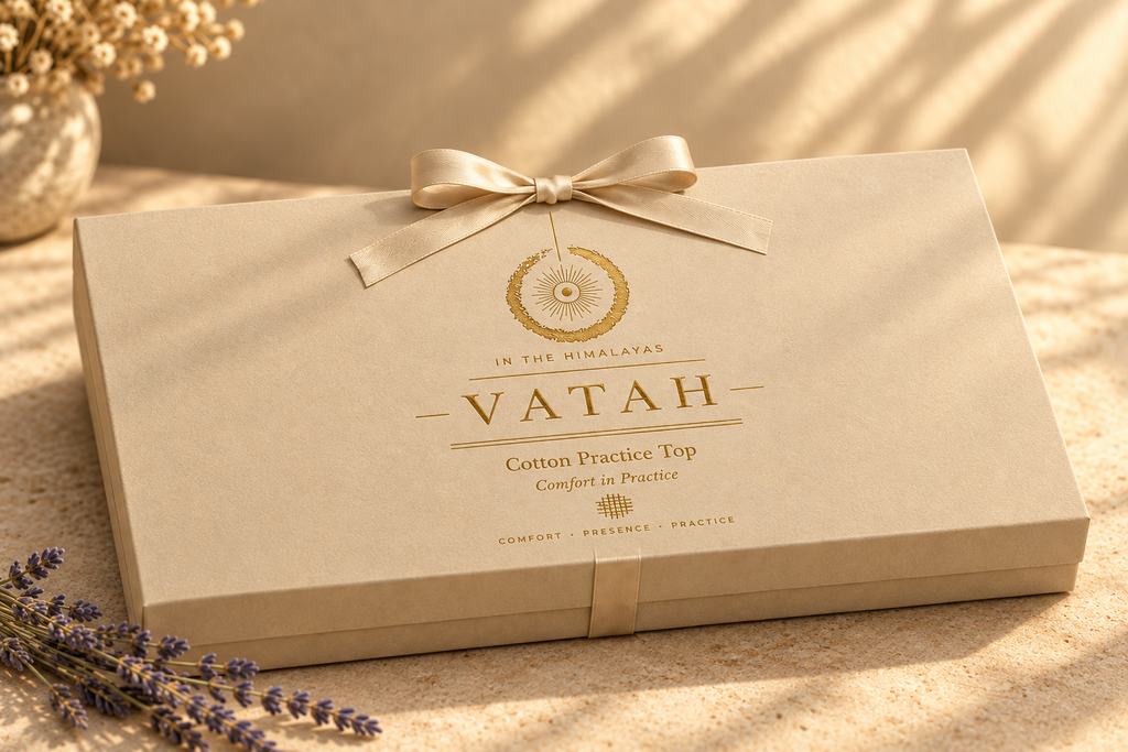 VATAH Cotton Practice Top — gift box closed