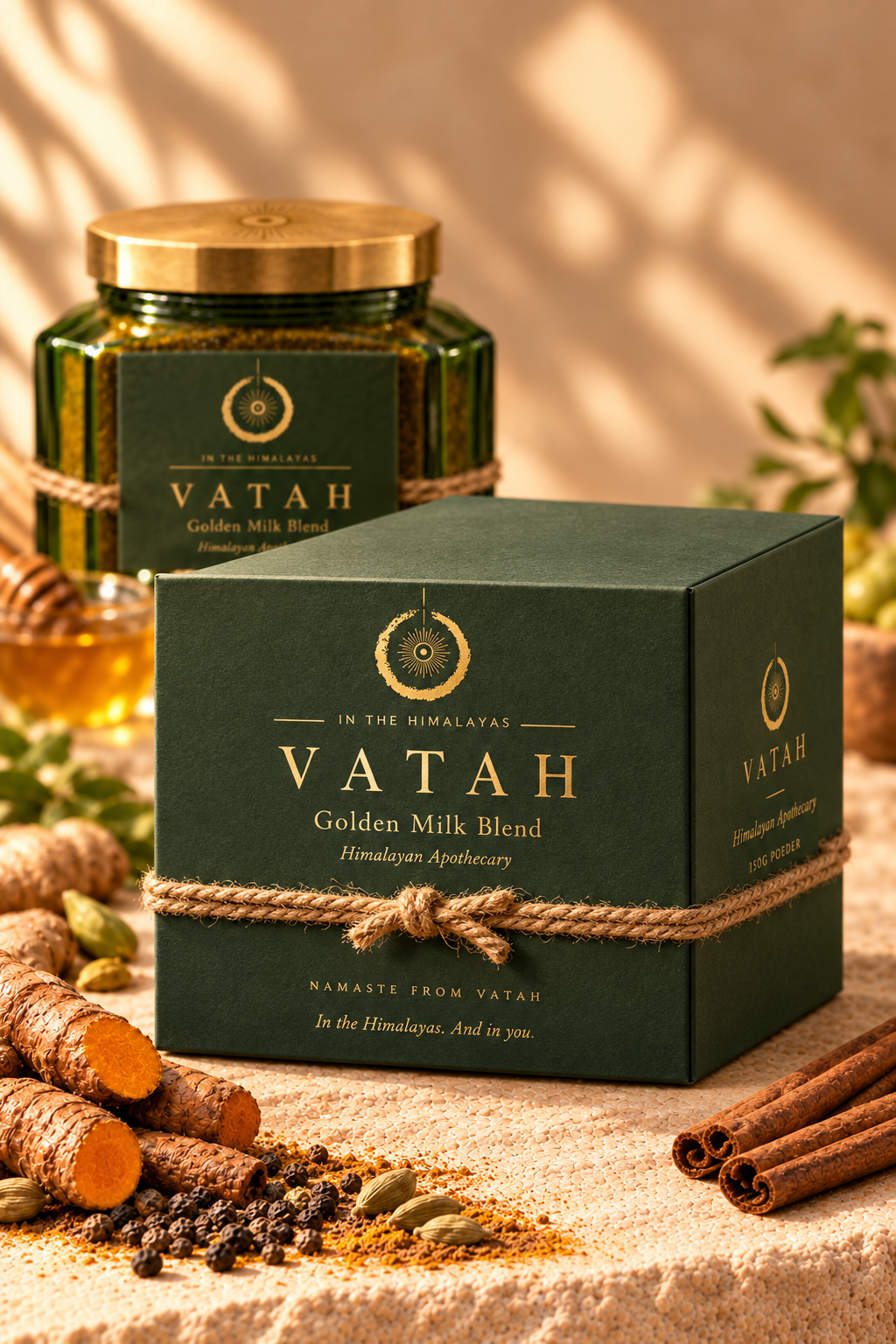 VATAH Golden Milk Blend — box front