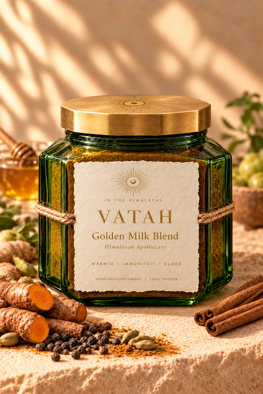VATAH Golden Milk Blend — jar front
