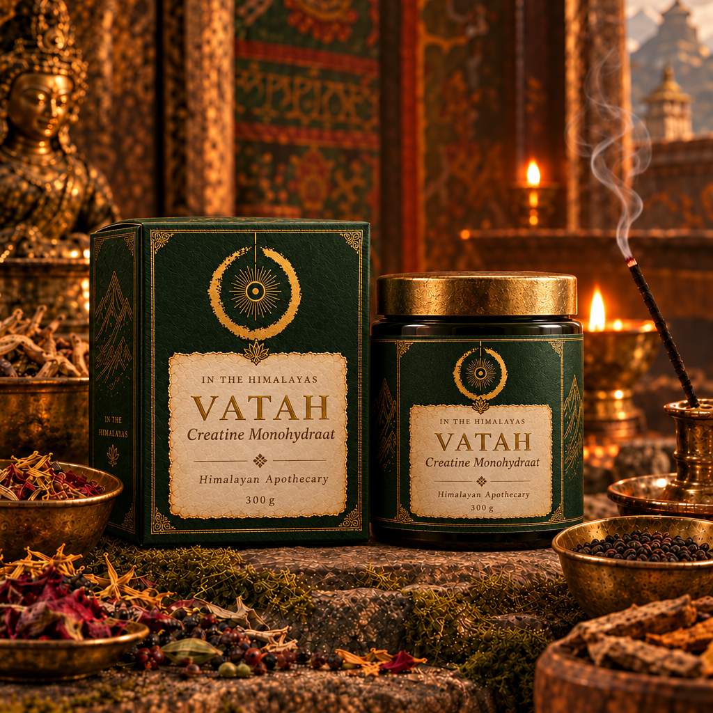 VATAH Creatine Monohydraat box and jar