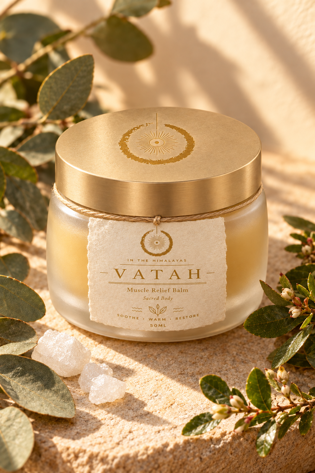 VATAH Muscle Relief Balm — glass jar