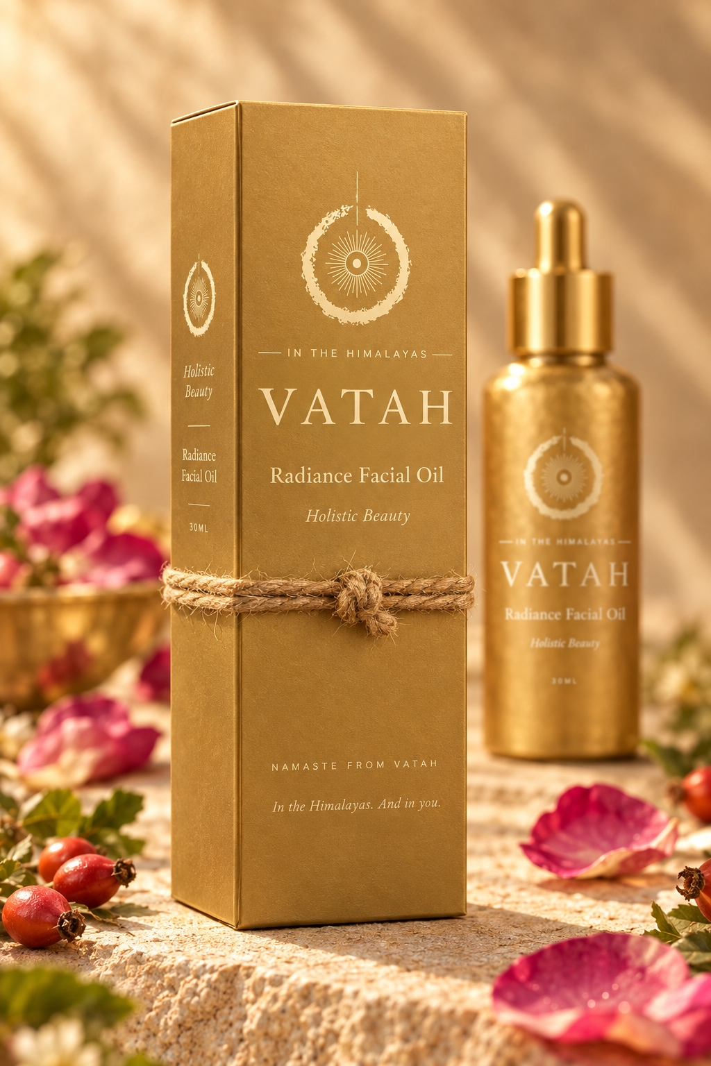 VATAH Radiance Facial Oil — box front