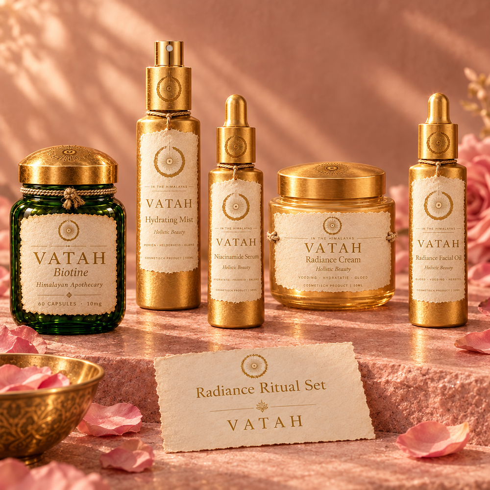 Radiance Ritual Set — flat lay (corrected)