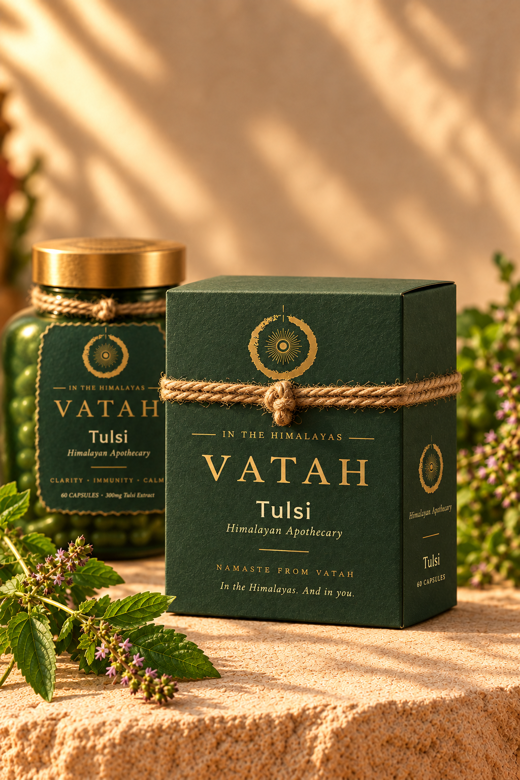 VATAH Tulsi — box front