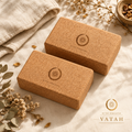 VATAH Cork Yoga Block
